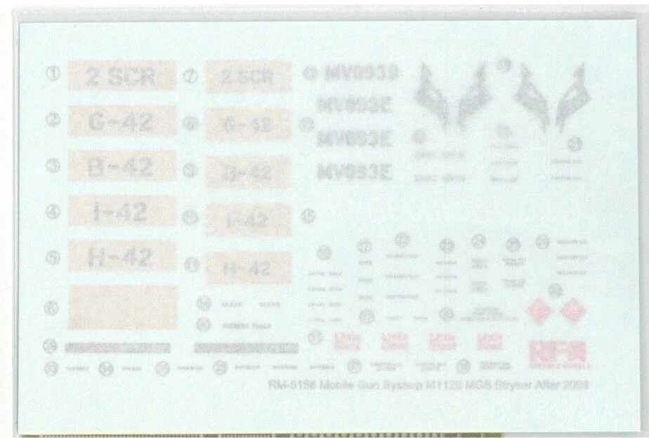 RFM M1128 MGS Stryker 1/35 plastikinis surenkamas modelis (po 2008 m.)