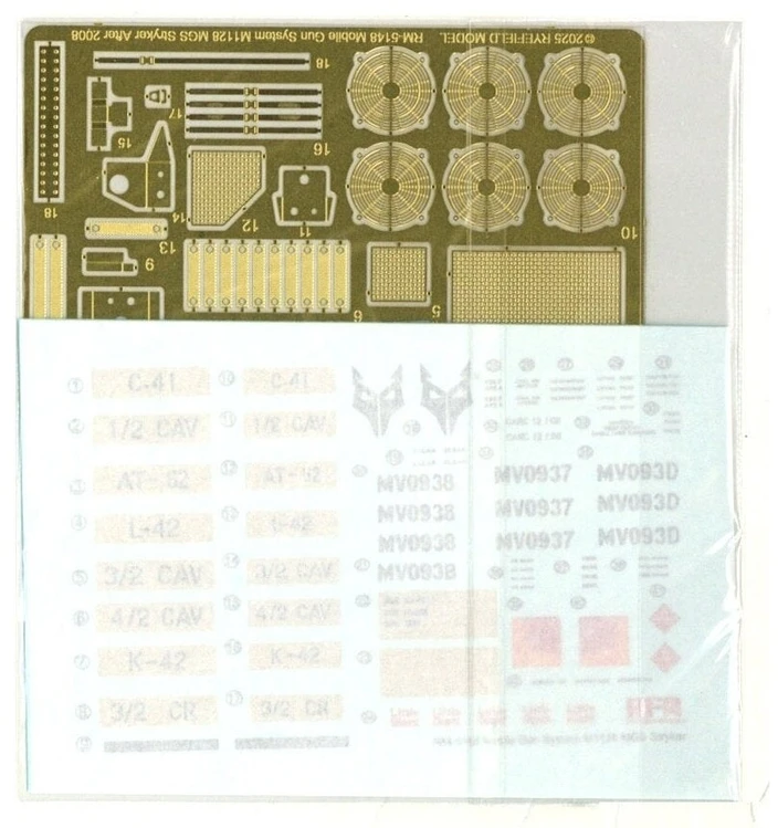 RFM M1128 MGS Stryker 2010+ su MILES – 1/35 plastikinis modelis