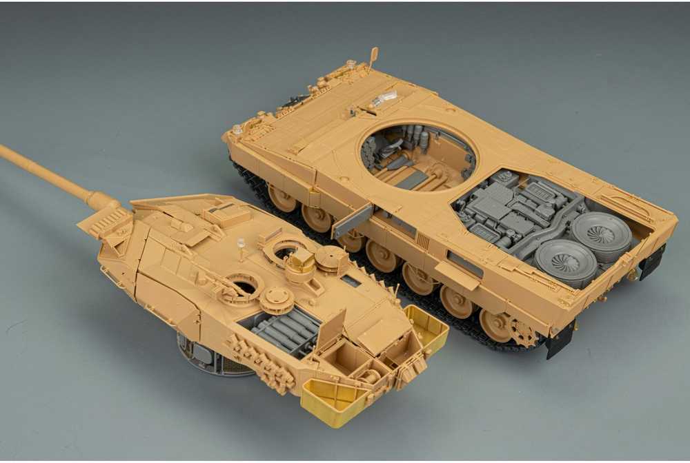 RFM Rye Field Leopard 2A6 tanko modelis su interjeru 1/35
