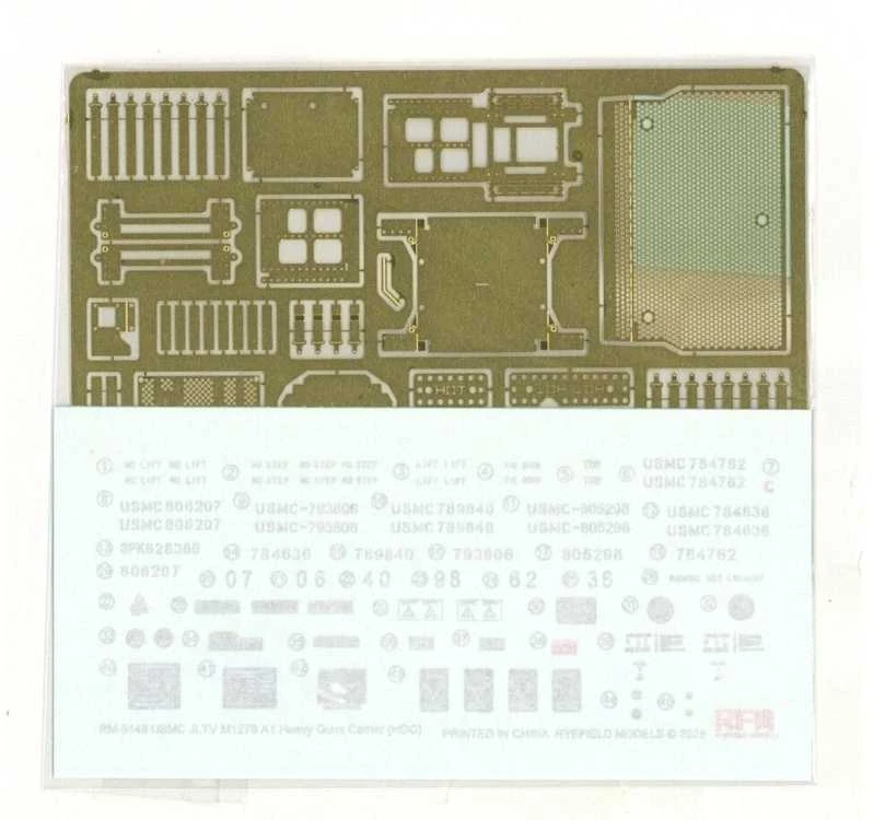 RFM USMC JLTV M1278A1 sunkios ginkluotės vežėjas, 1/35 Rye Field