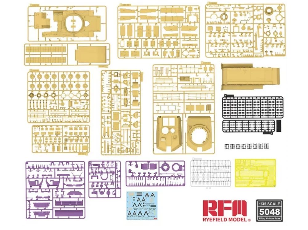 RFM USMC M1A1 Abrams FEP, buldozerio peilis, 1/35, judantys vikšrai