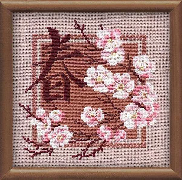 RIOLIS - Create It Yourself - Siuvinėjimo rinkinys „Pavasaris“ 812 (20x20 cm)