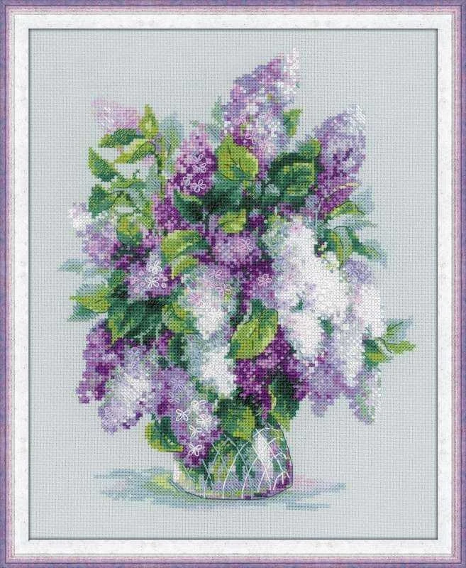 RIOLIS - Create It Yourself - Siuvinėjimo rinkinys „Švelnios alyvos“ 1447 (24x30 cm)