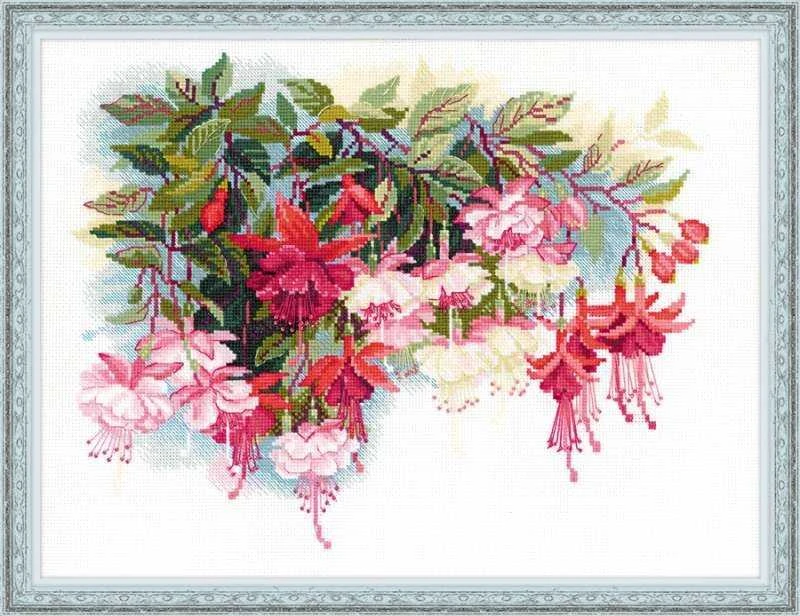 RIOLIS - Create It Yourself - Siuvinėjimo rinkinys „Fuksija“ 1398 (40x30 cm)
