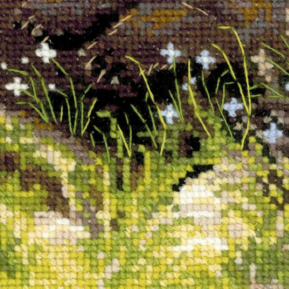 RIOLIS - Create It Yourself - Siuvinėjimo rinkinys „Mama su meškučiu“ 1438 (22x38 cm)