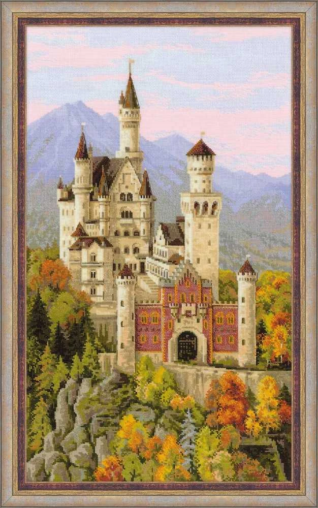 RIOLIS - Create It Yourself - Siuvinėjimo rinkinys „Noišvanšteino pilis“ 1520 (35x60 cm)