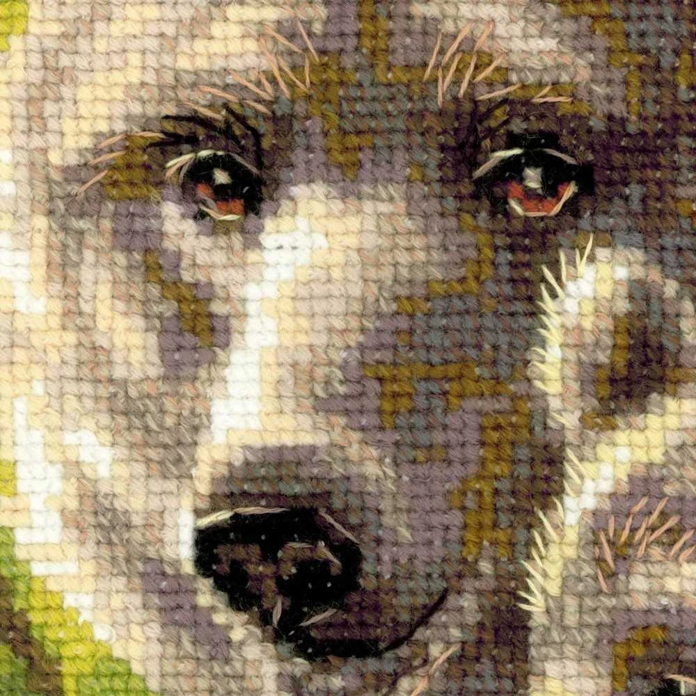 RIOLIS - Create It Yourself - Siuvinėjimo rinkinys „Mama su meškučiu“ 1438 (22x38 cm)