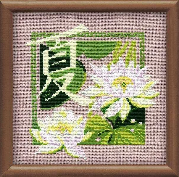 RIOLIS - Create It Yourself - Siuvinėjimo rinkinys „Vasara“ 811 (20x20 cm)