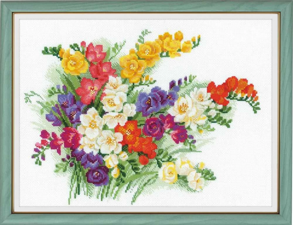RIOLIS – Create It Yourself – Siuvinėjimo rinkinys „Frezija“ 1561 (40x30 cm)