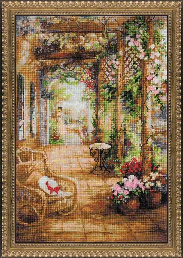 RIOLIS - Premium - Siuvinėjimo rinkinys „Slaptas romanas“ 100/043 (40x60 cm)