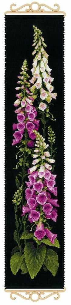 Riolis: Siuvinėjimo rinkinys 1629 Foxgloves