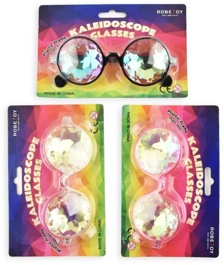 Robetoy Kaleidoskopiniai akiniai vaikams ir suaugusiems, 17 cm