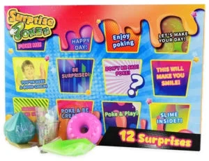 Robetoy Siurprizų dėžutė su 12 žaislų: slime, fidget žaislai ir kasinėjimas