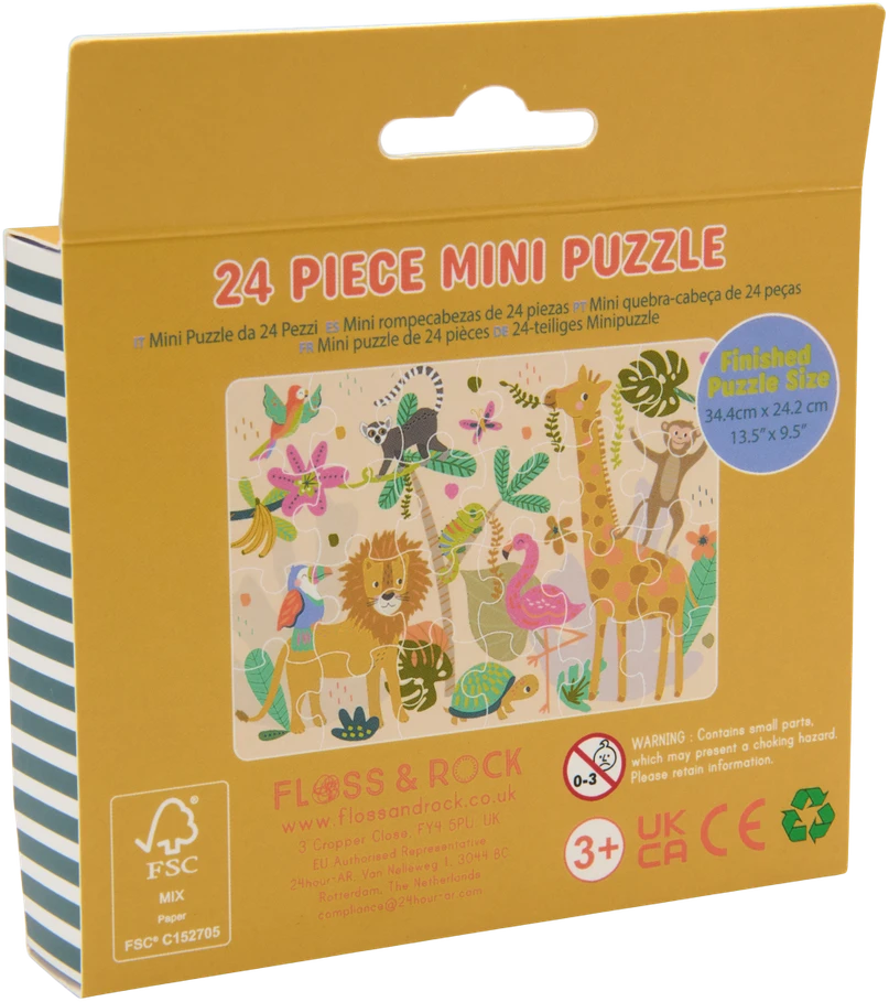 Rock Mini dėlionė Džiunglės 24 det