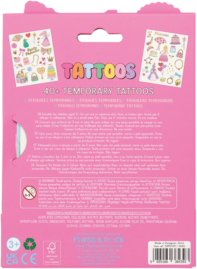 Rock Laikinos tatuiruotės, Princesės