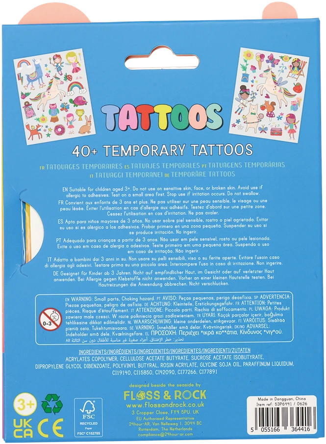 Rock Laikinos tatuiruotės, Vaivorykštės fėja
