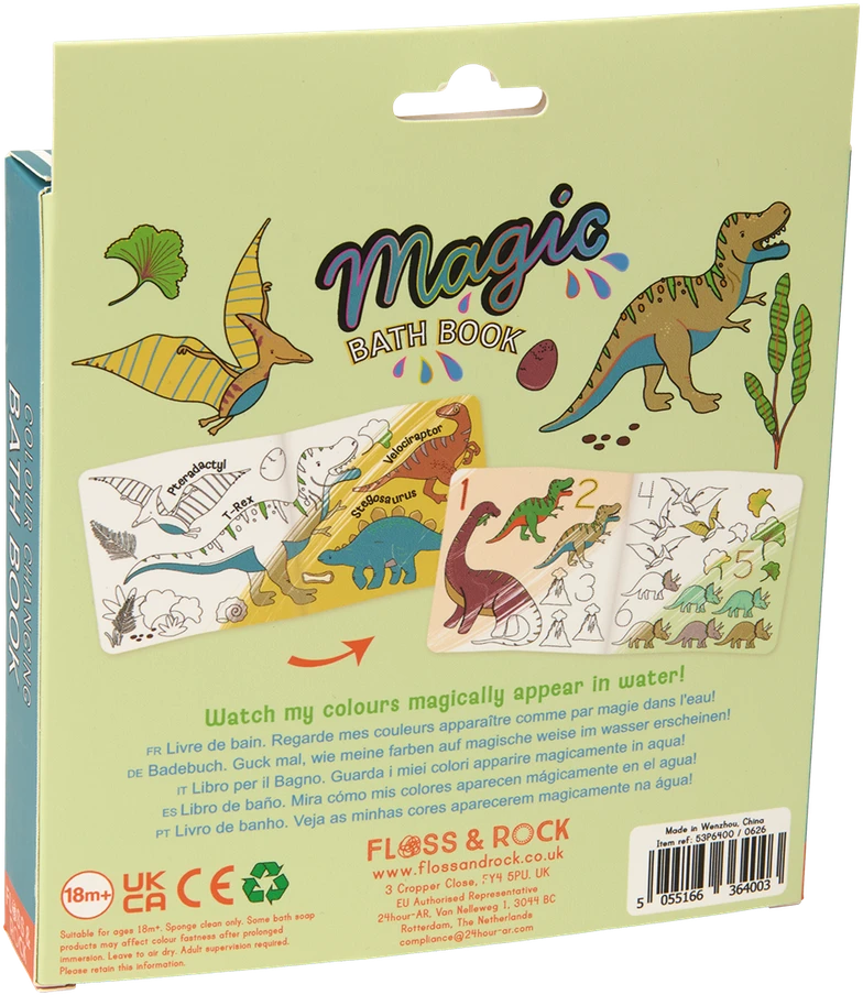 Rock Magiška maudymosi knygelė, Dinozauras