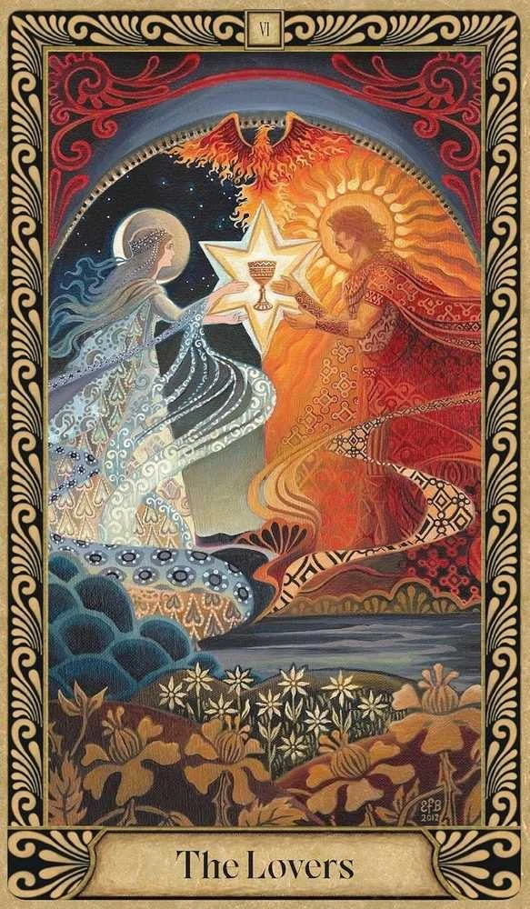 Kortų Rinkinys - Rockpool Mystic Psyche Tarot 78 Kortų Instrukcijų Knygelė