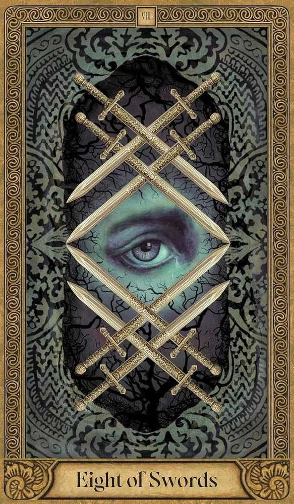 Kortų Rinkinys - Rockpool Mystic Psyche Tarot 78 Kortų Instrukcijų Knygelė