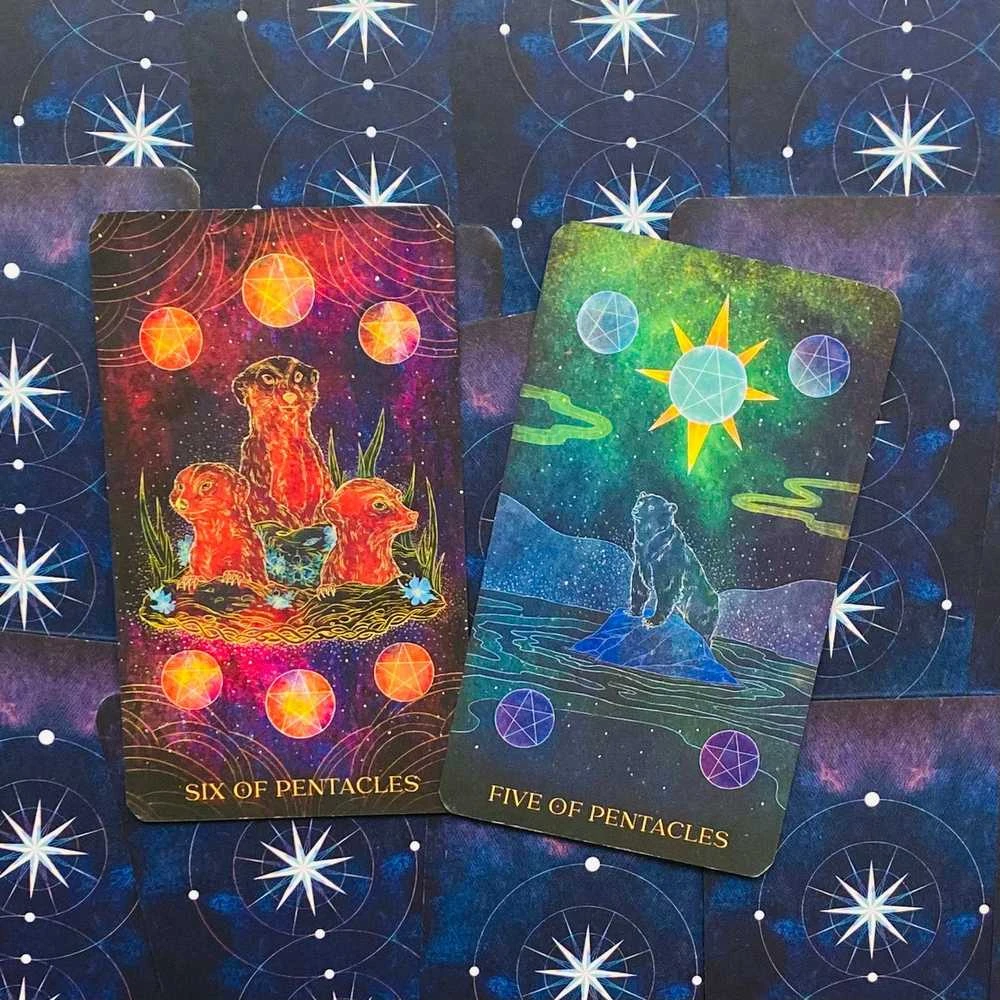 Rockpool Oriens Animal Tarot Taro Kortos