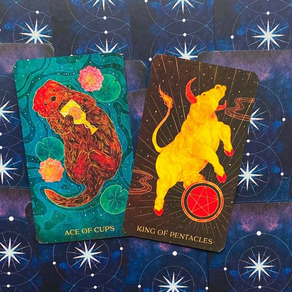 Rockpool Oriens Animal Tarot Taro Kortos