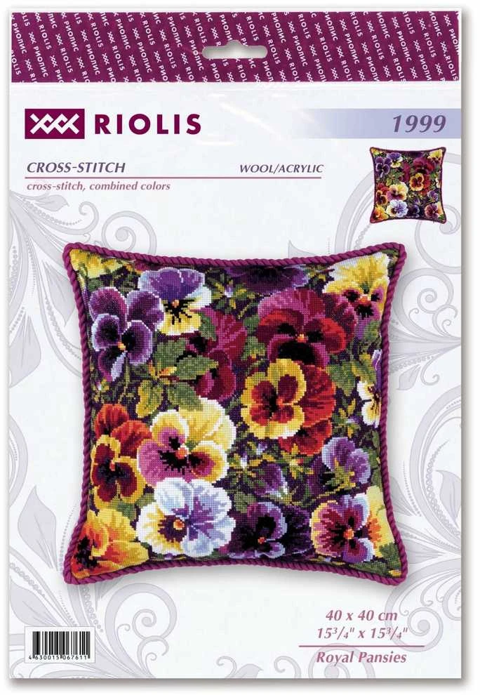 Royal Pansies Siuvinėjimo rinkinys iš RIOLIS Nr.: 1999