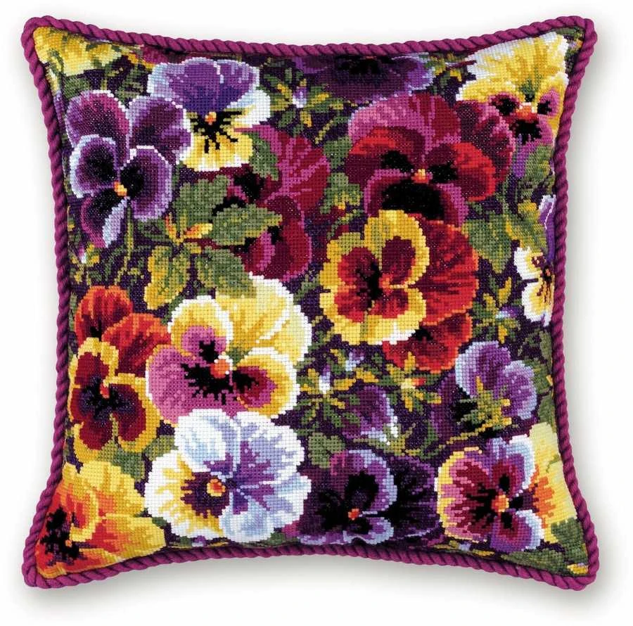 Royal Pansies Siuvinėjimo rinkinys iš RIOLIS Nr.: 1999