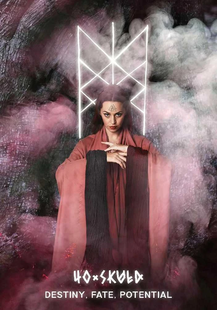 Runic Oracle runų orakulo kortos pranašavimui – Rockpool Publishing