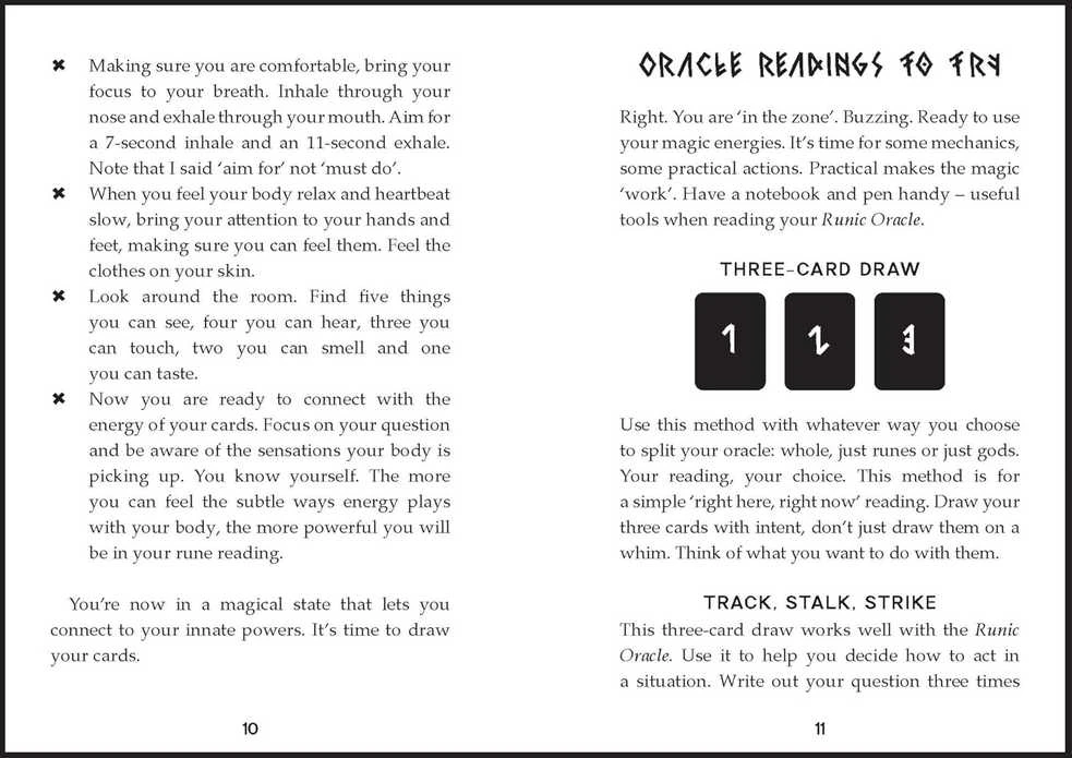 Runic Oracle runų orakulo kortos pranašavimui – Rockpool Publishing