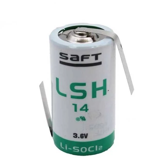 Saft LSH14 C ličio baterija 3,6V 5800mAh su Z litavimo kojelėmis