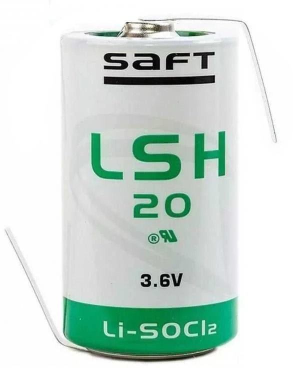 Saft LSH20 3,6V 13000mAh pramoninė ličio baterija su Z kojelėmis