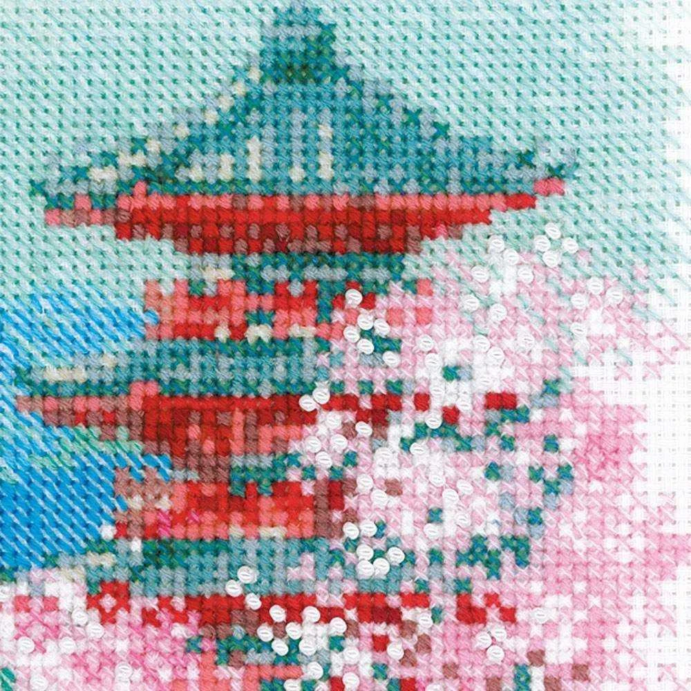 Sakura. Pagoda siuvinėjimo rinkinys iš RIOLIS Nr.: 1743