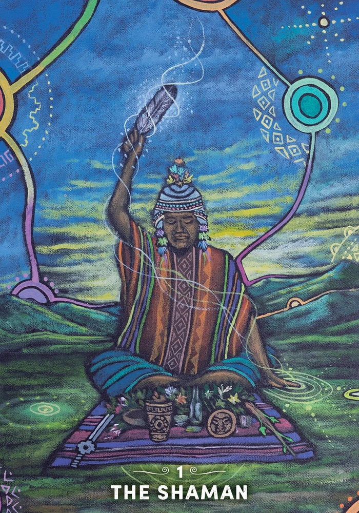 Šamano taro kortų kaladė „The Shaman’s Tarot“ su knygele (Hay House)