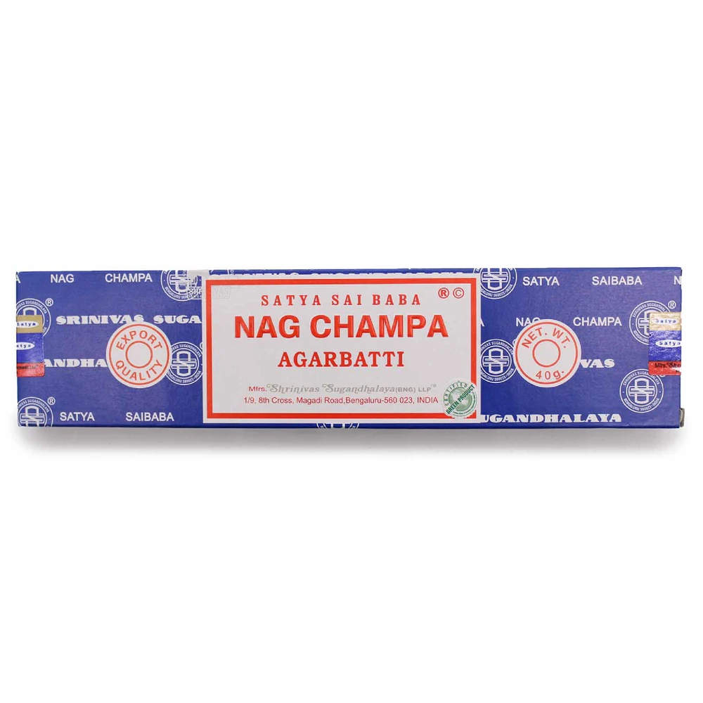Nag Champa Satya Sai Baba Agarbatti smilkalų lazdelės, 15g