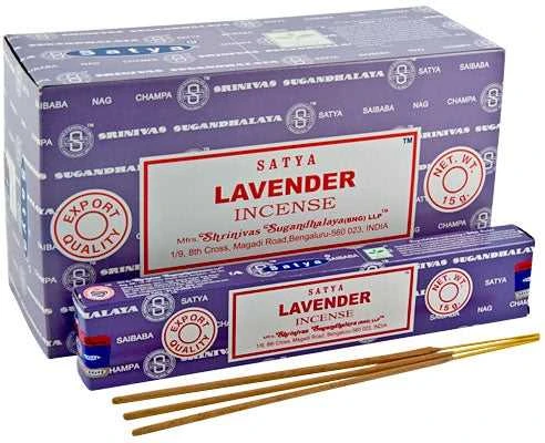 Smilkalų lazdelės Lavender, Satya, 15g