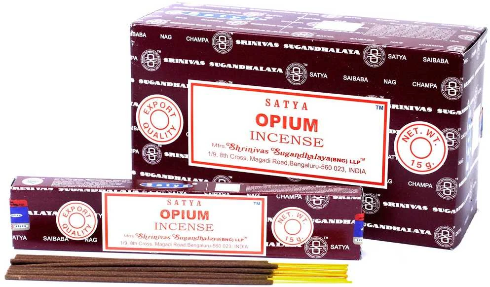 Smilkalų lazdelės Opium, Satya, 15g