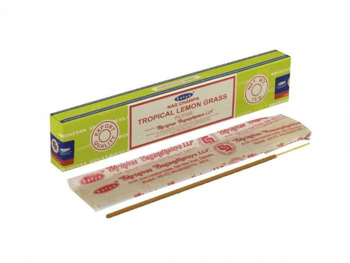 Smilkalų lazdelės Lemon Grass, Satya, 15g