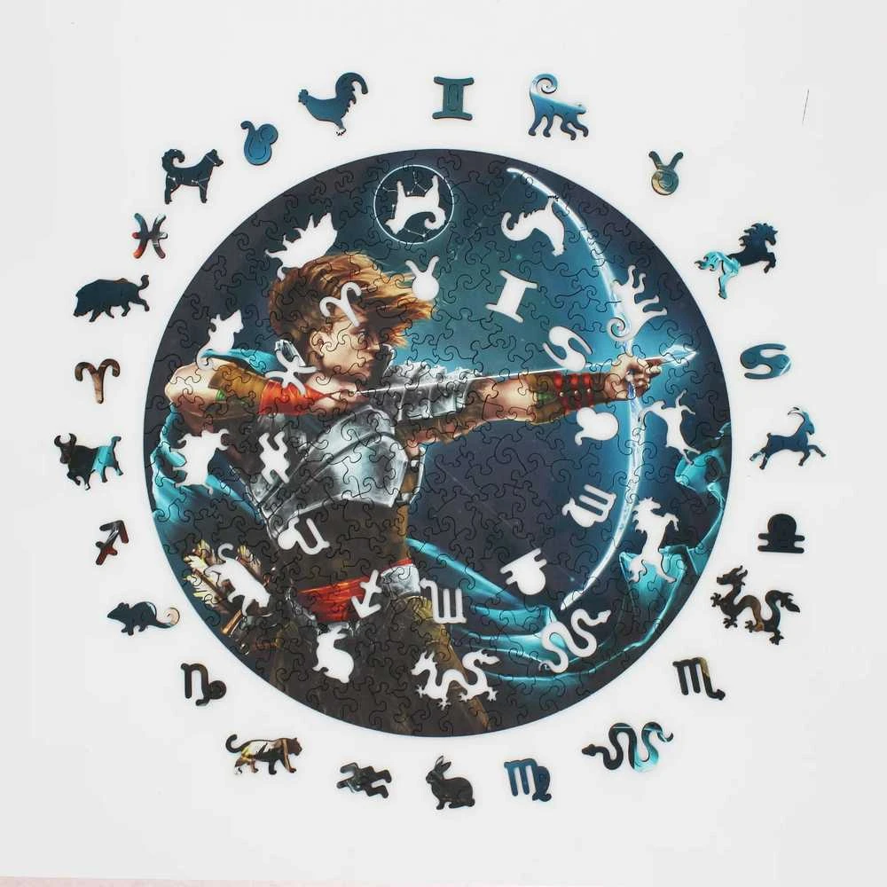 Fantasy Puzzles Šaulys (Zodiakai) Dėlionė Iš Medžio (200 detalių)