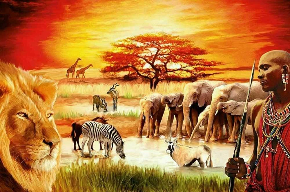 Ravensburger Dėlionė 3000 vnt. - Afrika