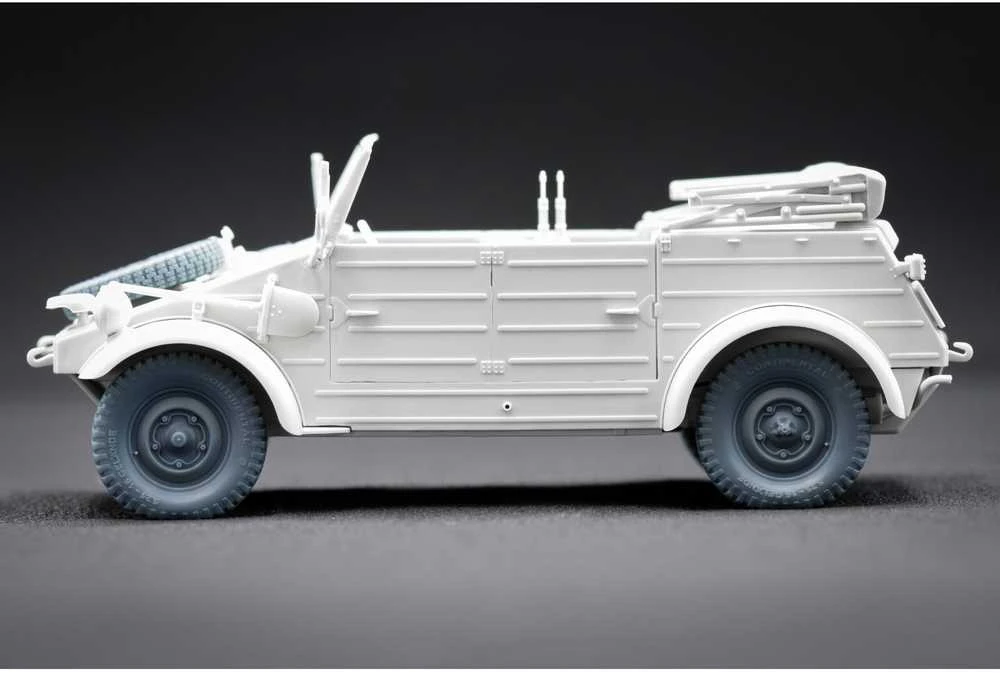 Kubelwagen nusėdusių ratų rinkinys Meng/Tamiya, 1/35, 3D spausdinta