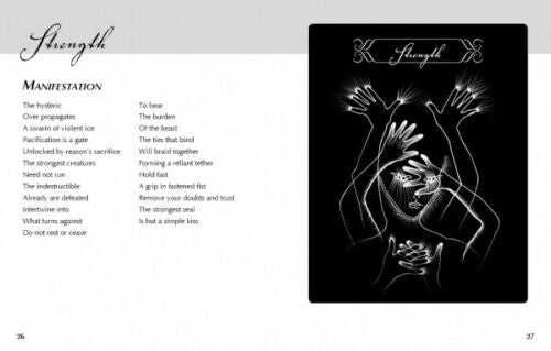 Schiffer Publishing Baltas Witch Tarot Kortos
