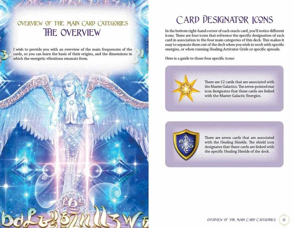 Schiffer Publishing Celestial Frequencies Oracle Cards And Activators Oracle Kortos