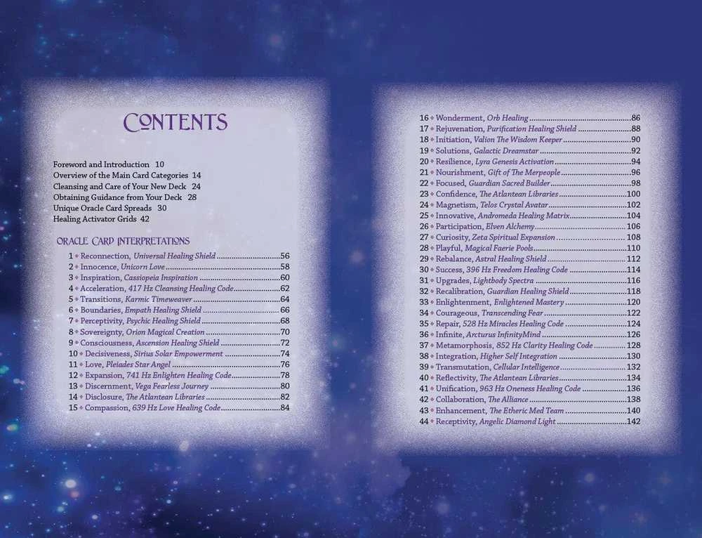 Schiffer Publishing Celestial Frequencies Oracle Cards And Activators Oracle Kortos