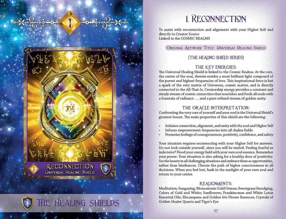Schiffer Publishing Celestial Frequencies Oracle Cards And Activators Oracle Kortos