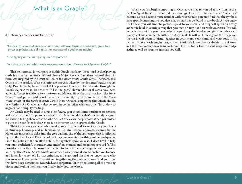 Schiffer Publishing Eternal Seeker Oracle Kortos