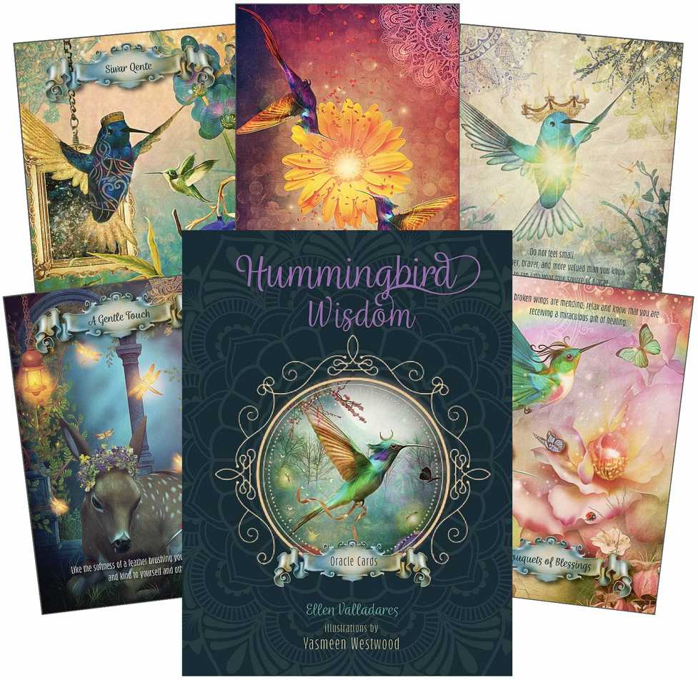 KNYGA Schiffer Publishing Hummingbird Wisdom Oracle Kortos