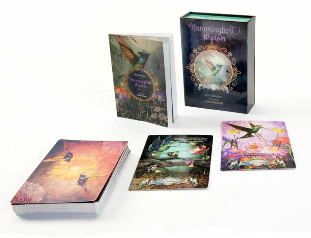 KNYGA Schiffer Publishing Hummingbird Wisdom Oracle Kortos