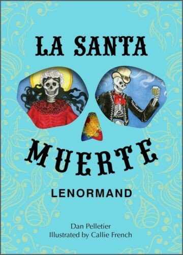 KNYGA Schiffer Publishing La Santa Muerte Lenormand Taro kortos