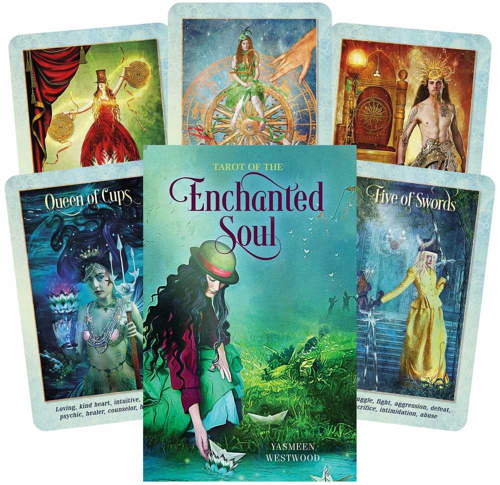 KNYGA Schiffer Publishing Tarot Kortos - Enchantingo Sielos Tarot Kortos