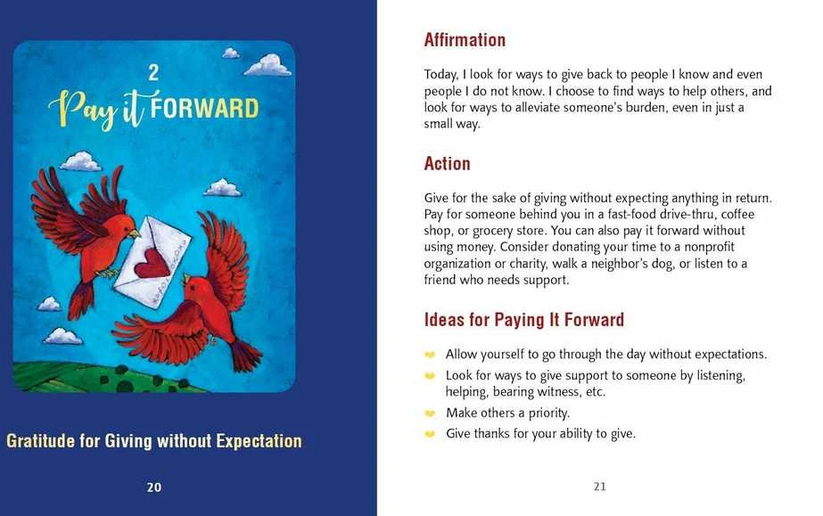 Schiffer Publishing Thank Forward A Gratitude Action Kit Kortos